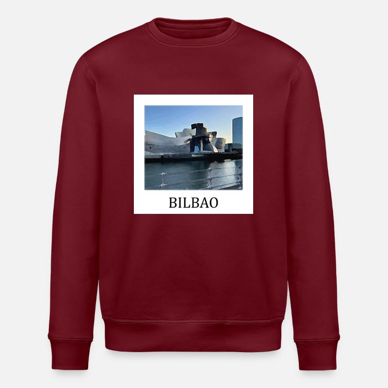 Bilbao - Stanley/Stella Unisex Bio-Sweatshirt ROLLER - Burgunderrot