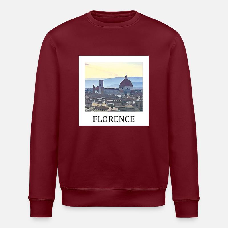 Florence - Sweat bio ROLLER Stanley/Stella Unisexe - bordeaux
