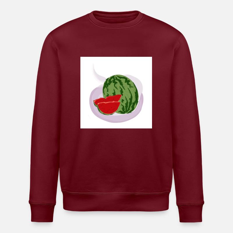 Pastèque rouge - Sweat bio ROLLER Stanley/Stella Unisexe - bordeaux