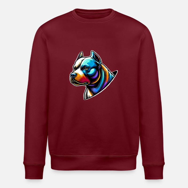 Bouledogue - Sweat bio ROLLER Stanley/Stella Unisexe - bordeaux