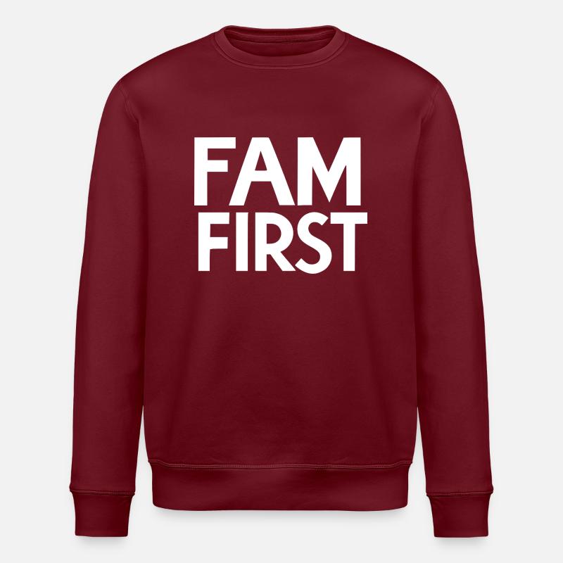Fam First - Sweat bio ROLLER Stanley/Stella Unisexe - bordeaux