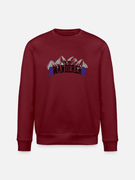Wanderer - Stanley/Stella Unisex Bio-Sweatshirt ROLLER - Burgunderrot