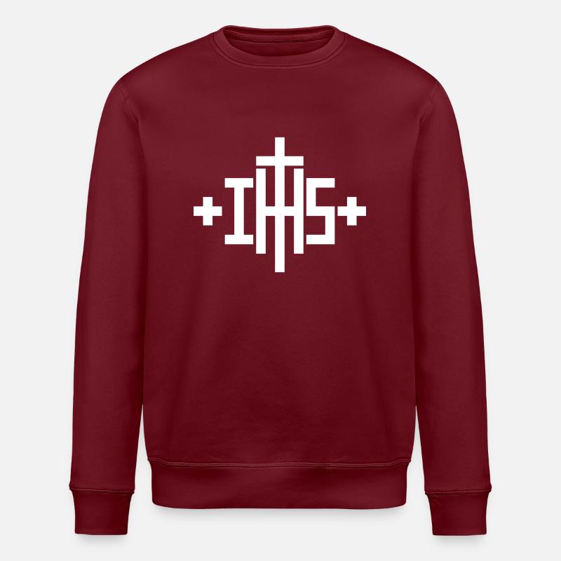 IHS - Stanley/Stella Unisex Bio-Sweatshirt ROLLER - Burgunderrot