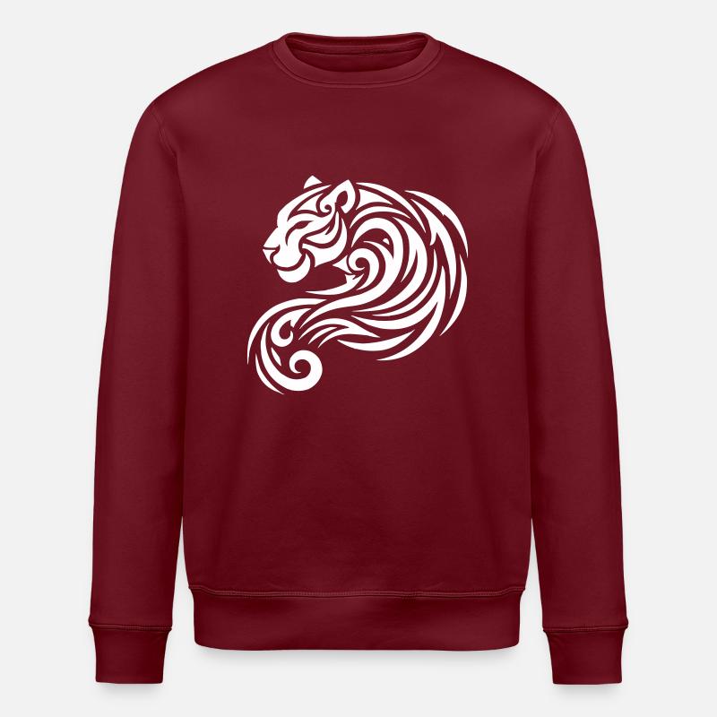 panthère - Sweat bio ROLLER Stanley/Stella Unisexe - bordeaux