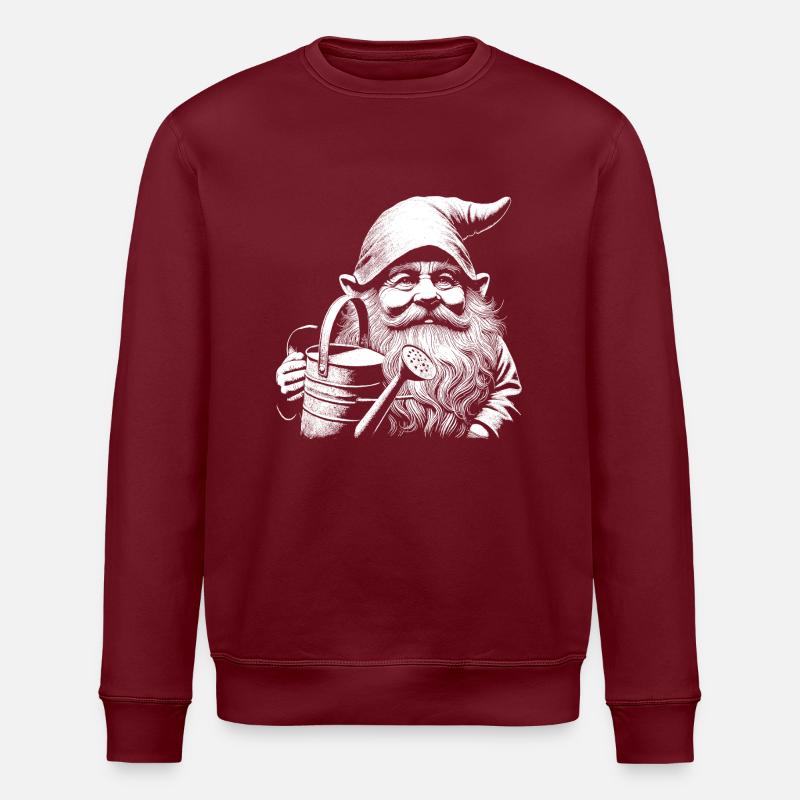 Gartenzwerg - Stanley/Stella Unisex Bio-Sweatshirt ROLLER - Burgunderrot