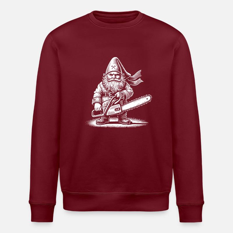 Holzfäller - Stanley/Stella Unisex Bio-Sweatshirt ROLLER - Burgunderrot