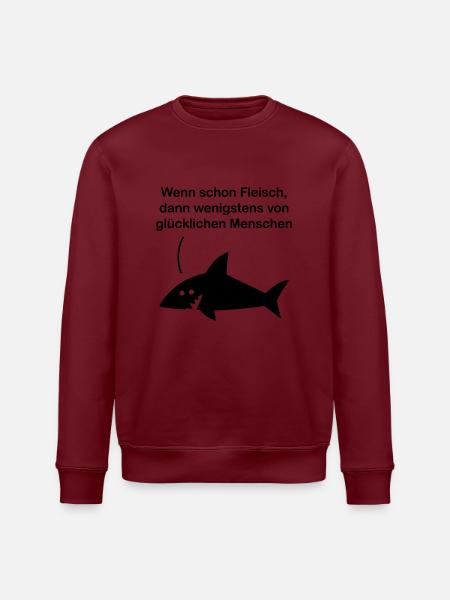 Fleisch - Stanley/Stella Unisex Bio-Sweatshirt ROLLER - Burgunderrot