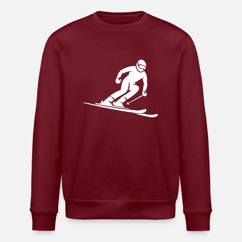 Skieurs - Sweat bio ROLLER Stanley/Stella Unisexe - bordeaux