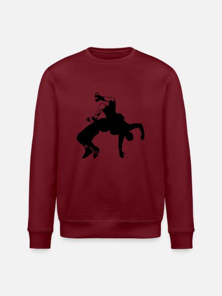Ringer - Stanley/Stella Unisex Bio-Sweatshirt ROLLER - Burgunderrot