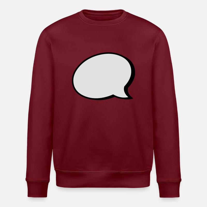 Sprechblase - Stanley/Stella Unisex Bio-Sweatshirt ROLLER - Burgunderrot