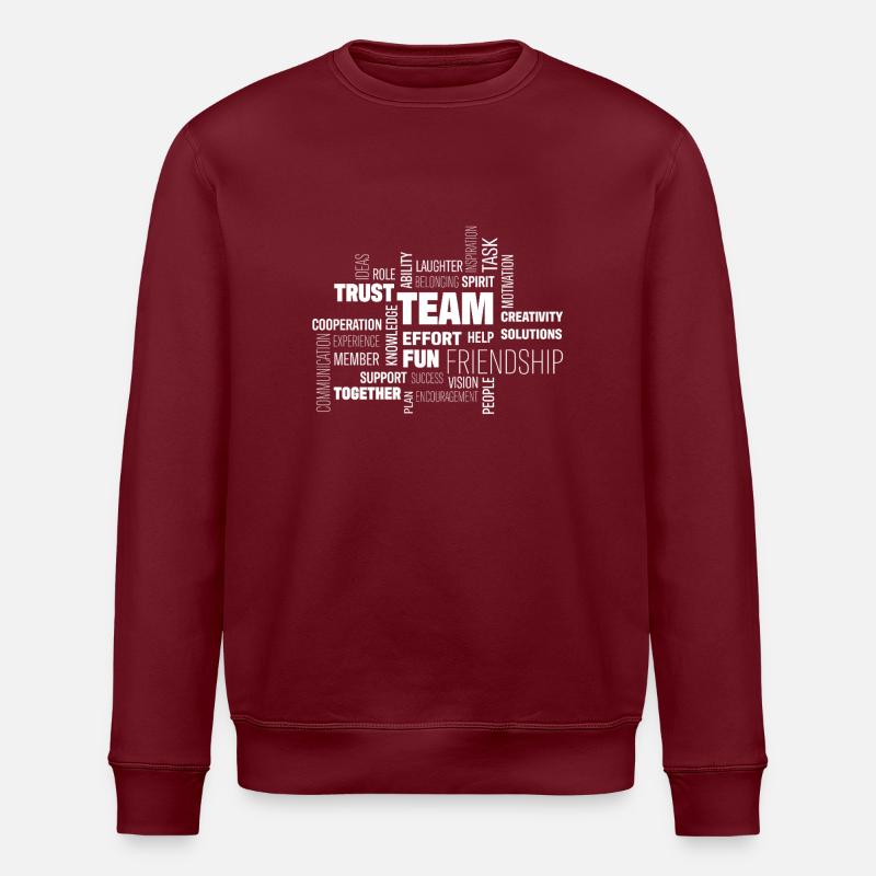 Team - Stanley/Stella ROLLER Unisex Organic Sweatshirt - burgundy