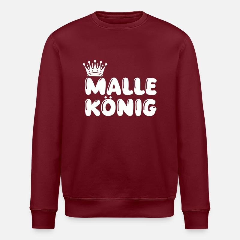 Malle König - Stanley/Stella ROLLER Unisex Organic Sweatshirt - burgundy