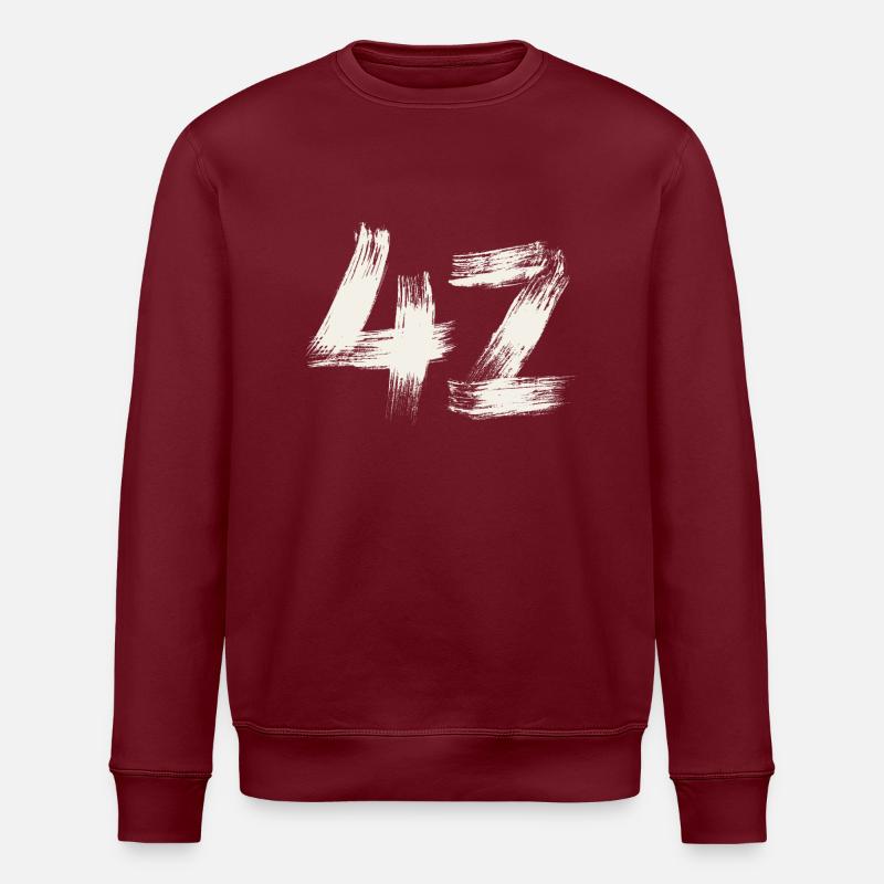 42 - Stanley/Stella ROLLER Unisex Organic Sweatshirt - burgundy