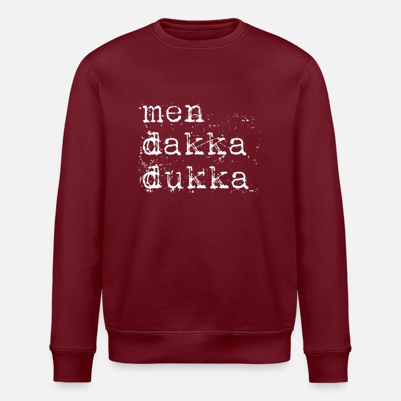 Hommes dakka dukka - Sweat bio ROLLER Stanley/Stella Unisexe - bordeaux