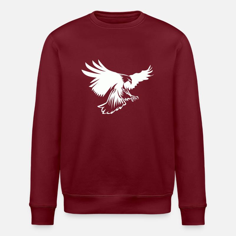 Aigle - Sweat bio ROLLER Stanley/Stella Unisexe - bordeaux