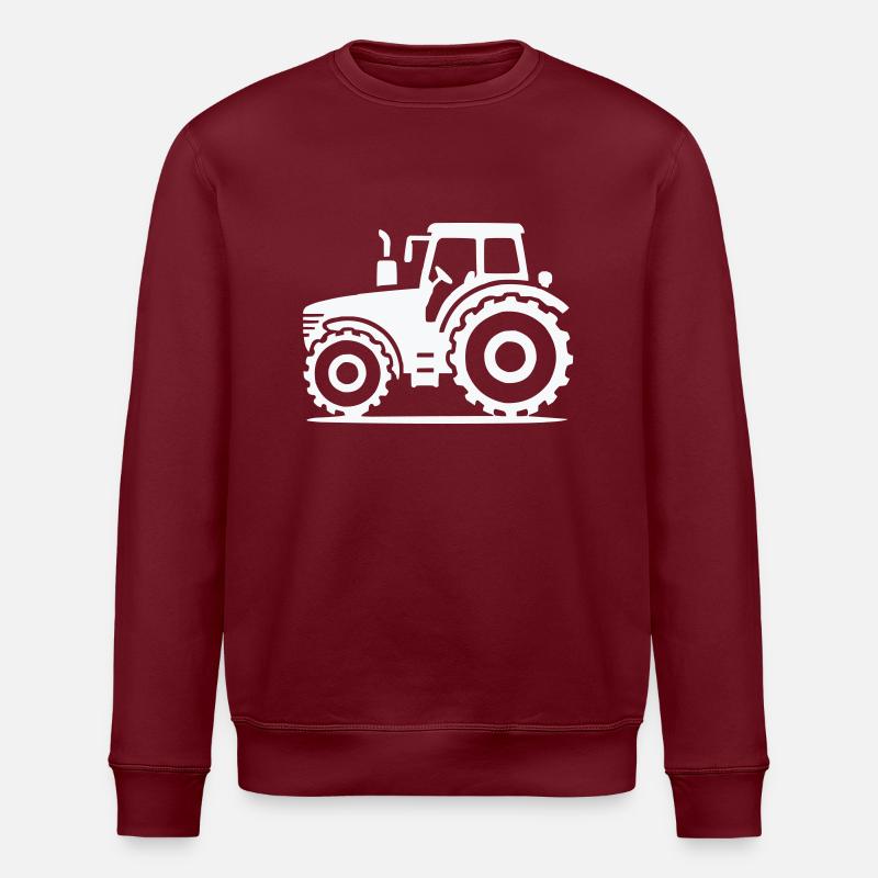 Traktor - Stanley/Stella Unisex Bio-Sweatshirt ROLLER - Burgunderrot