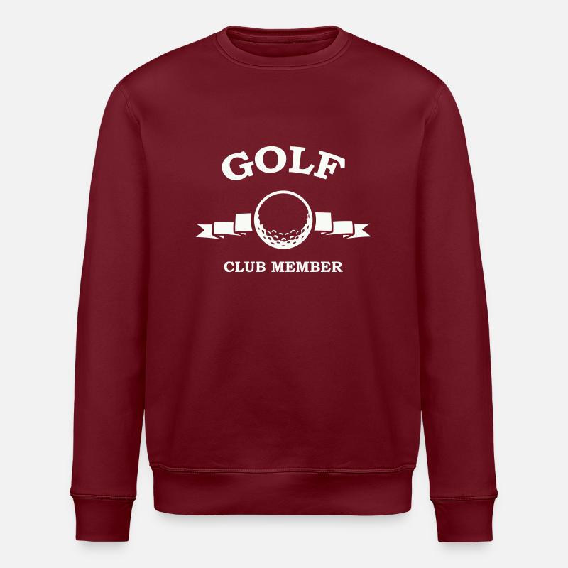 Membre du club de golf - Sweat bio ROLLER Stanley/Stella Unisexe - bordeaux