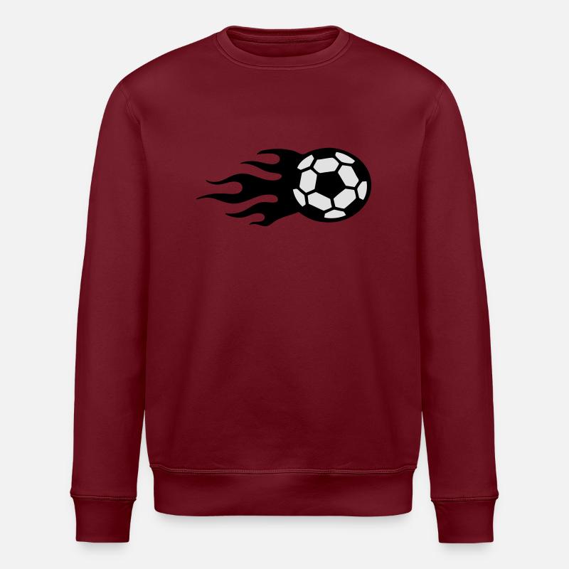 Fußball - Stanley/Stella Unisex Bio-Sweatshirt ROLLER - Burgunderrot