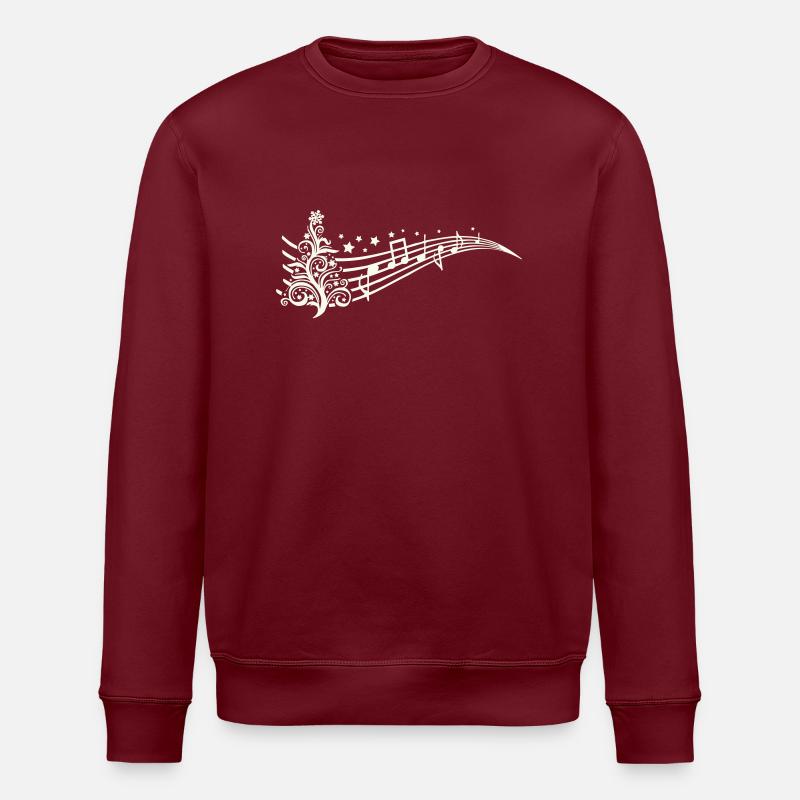 Partitions de Noël - Sweat bio ROLLER Stanley/Stella Unisexe - bordeaux