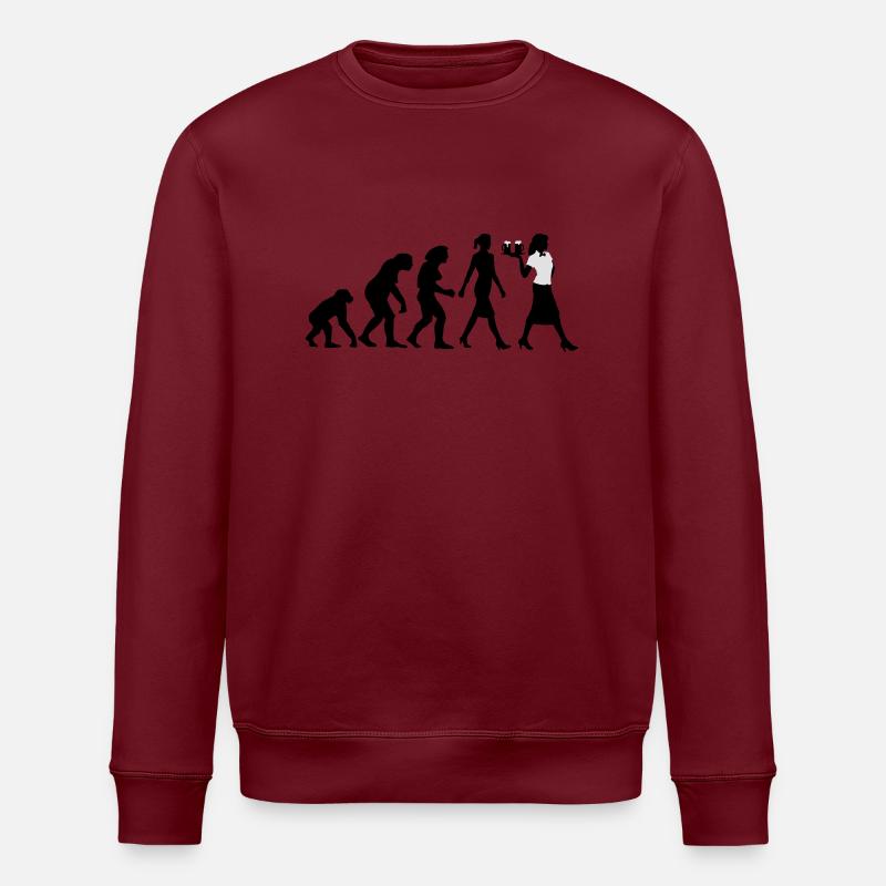 evolution_kellnerin_122013_a_2c - Stanley/Stella Unisex Bio-Sweatshirt ROLLER - Burgunderrot