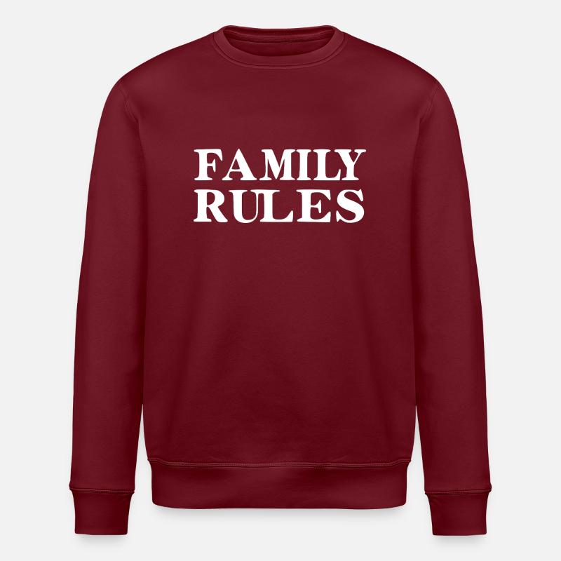 Règles de famille - Sweat bio ROLLER Stanley/Stella Unisexe - bordeaux
