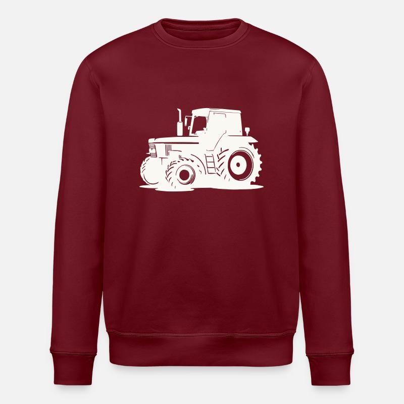 Traktor - Stanley/Stella Unisex Bio-Sweatshirt ROLLER - Burgunderrot