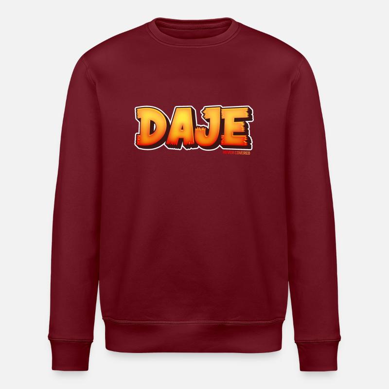 Römische Redewendungen: DAJE - Stanley/Stella Unisex Bio-Sweatshirt ROLLER - Burgunderrot