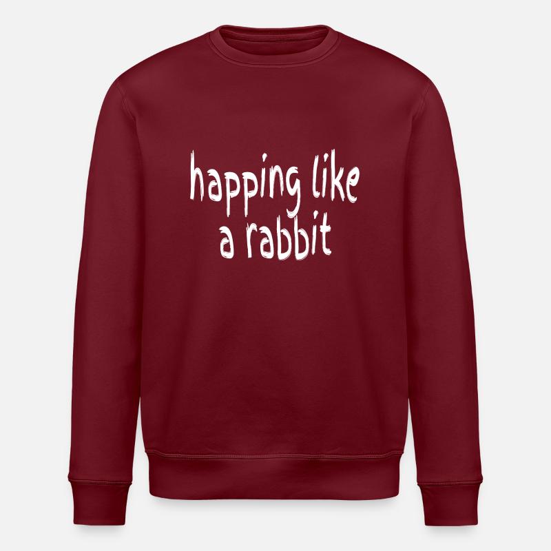 Sautillant comme un lapin - Sweat bio ROLLER Stanley/Stella Unisexe - bordeaux