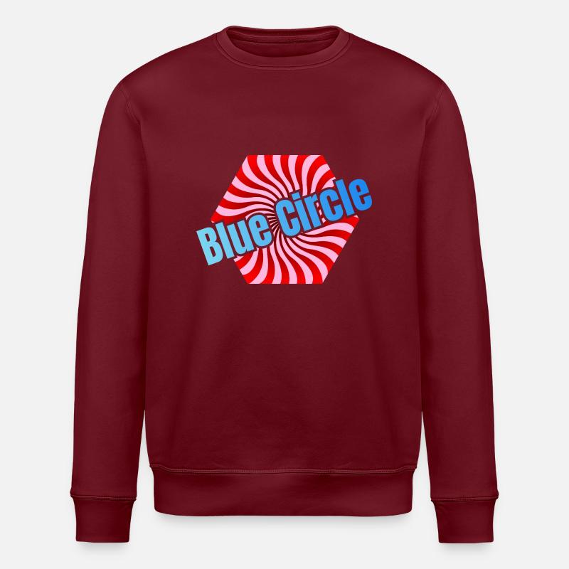 Bonbons hexagonaux sucrés - Sweat bio ROLLER Stanley/Stella Unisexe - bordeaux