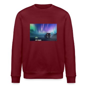 SnowRunner: Abenteuer auf dem Eis unter dem Polarlicht - Stanley/Stella Unisex Bio-Sweatshirt ROLLER - Burgunderrot - Vorne - Nik (191cm)