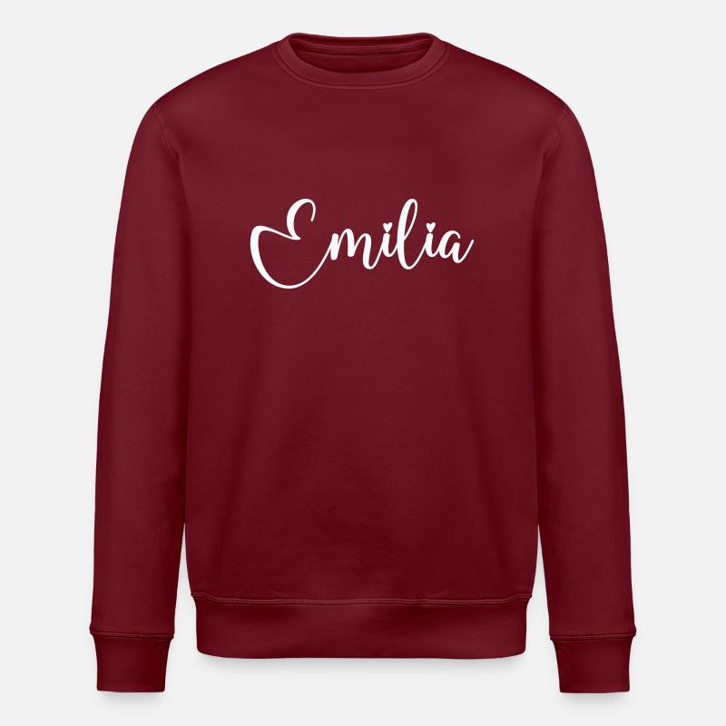 Nom Emilia - Sweat bio ROLLER Stanley/Stella Unisexe - bordeaux
