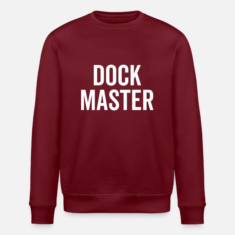 Dock Master - Stanley/Stella ROLLER Unisex Organic Sweatshirt - burgundy