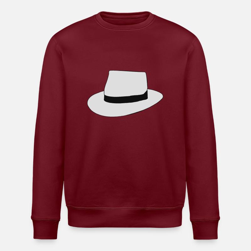 chapeau blanc - Sweat bio ROLLER Stanley/Stella Unisexe - bordeaux
