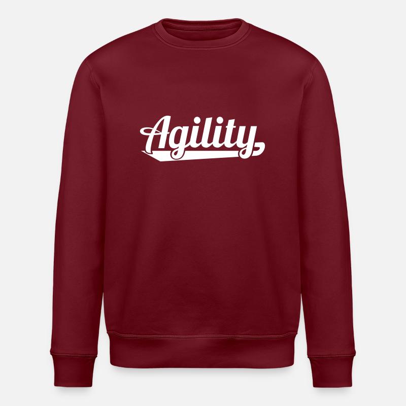 Agility - Stanley/Stella Unisex Bio-Sweatshirt ROLLER - Burgunderrot