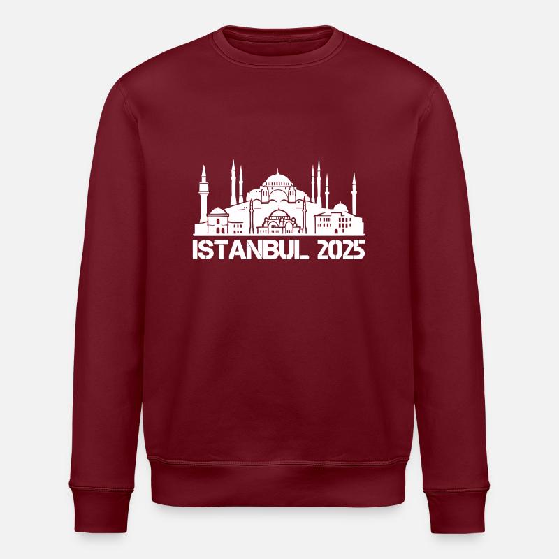 Istanbul 2025 - Sweat bio ROLLER Stanley/Stella Unisexe - bordeaux
