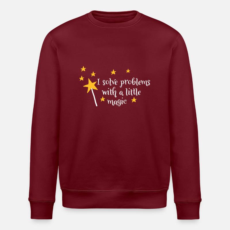 Fairy dust - Stanley/Stella ROLLER Unisex Organic Sweatshirt - burgundy