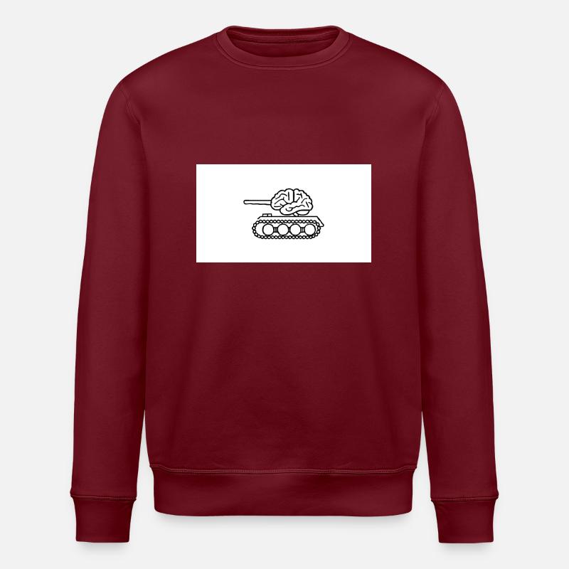Denkpanzer - Stanley/Stella Unisex Bio-Sweatshirt ROLLER - Burgunderrot