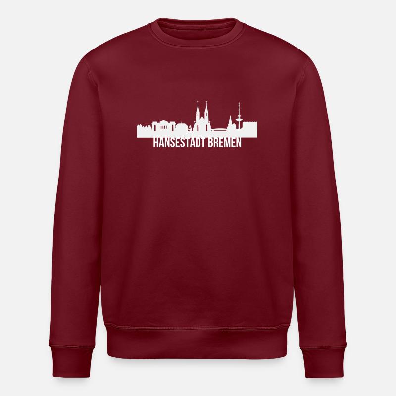 Ville hanséatique de Brême - Sweat bio ROLLER Stanley/Stella Unisexe - bordeaux