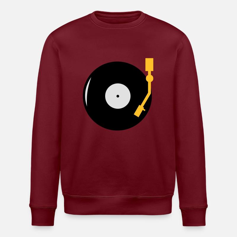 LP - DJ - Turntable - Sweat bio ROLLER Stanley/Stella Unisexe - bordeaux