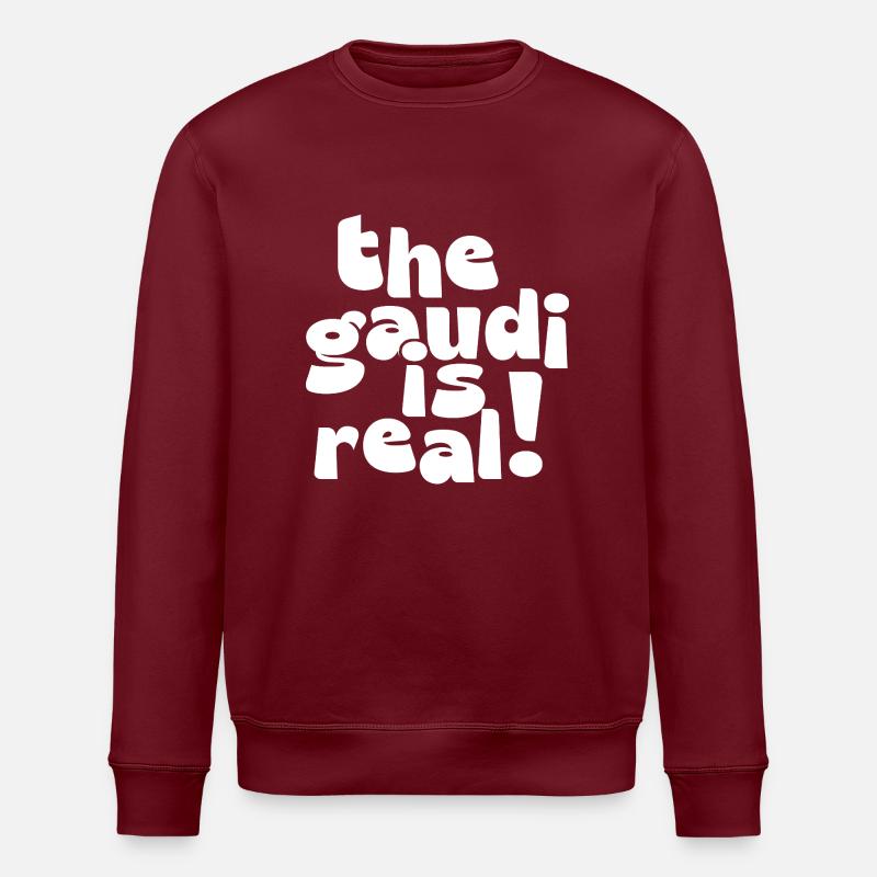 Le Gaudí est réel - Sweat bio ROLLER Stanley/Stella Unisexe - bordeaux
