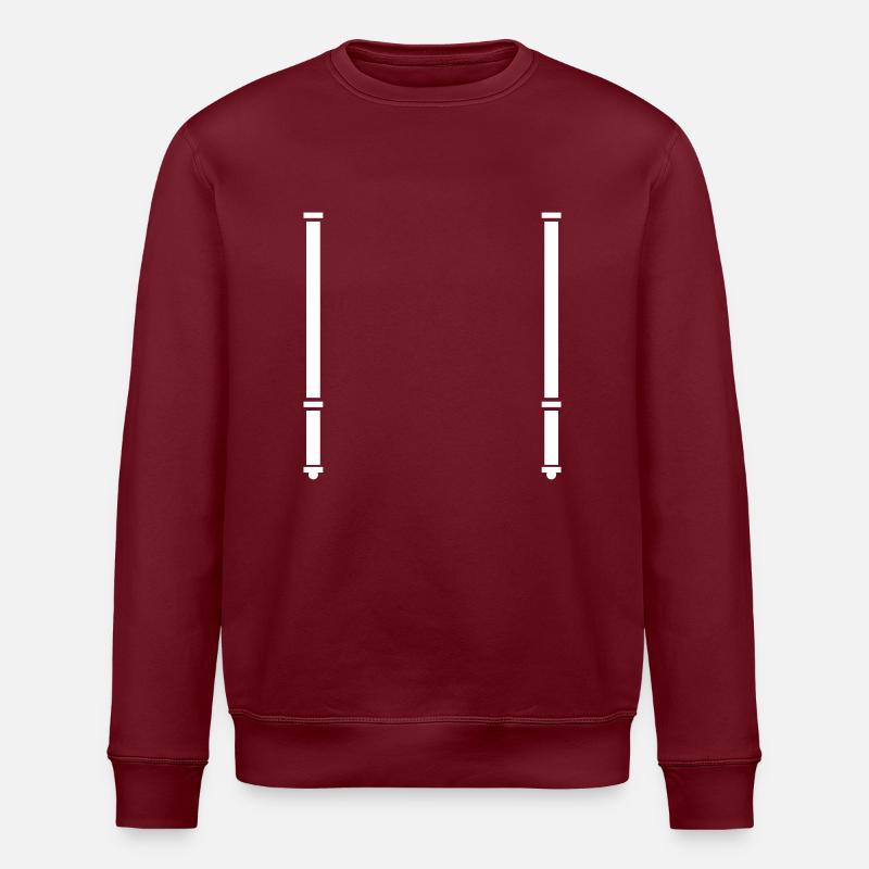 hosenträger - Stanley/Stella Unisex Bio-Sweatshirt ROLLER - Burgunderrot