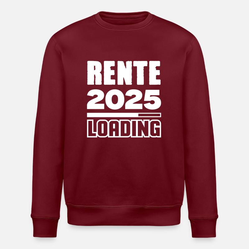 Pension Loading 2025 - Sweat bio ROLLER Stanley/Stella Unisexe - bordeaux