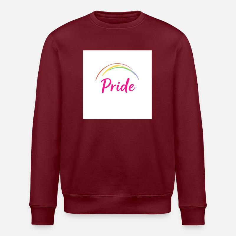 Pride - Stanley/Stella Unisex Bio-Sweatshirt ROLLER - Burgunderrot