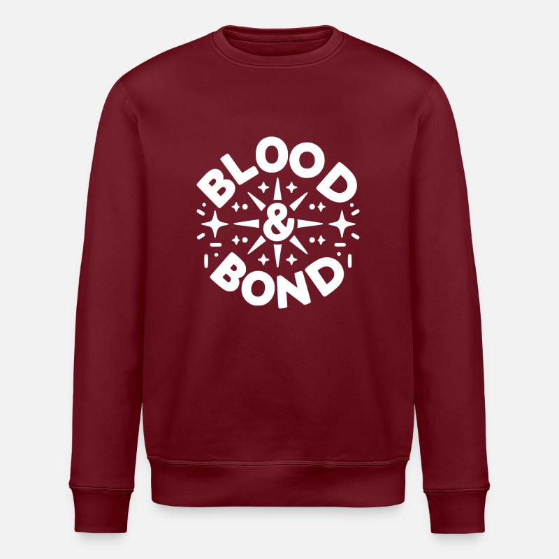 Blut und Bindung - Stanley/Stella Unisex Bio-Sweatshirt ROLLER - Burgunderrot