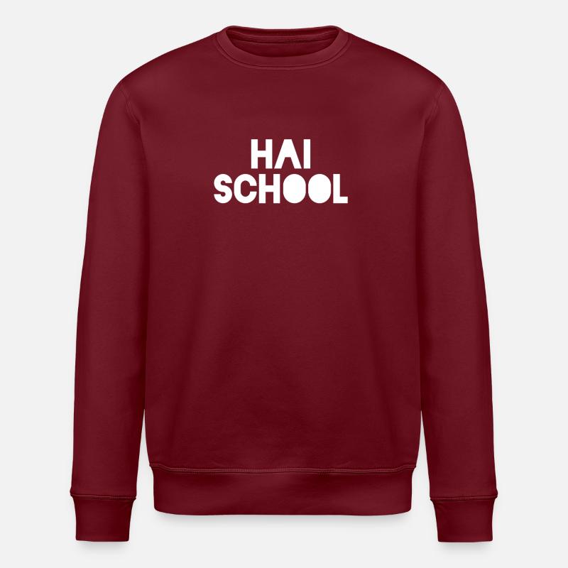 École de requins - Sweat bio ROLLER Stanley/Stella Unisexe - bordeaux