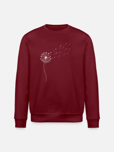 Pissenlit - Sweat bio ROLLER Stanley/Stella Unisexe - bordeaux