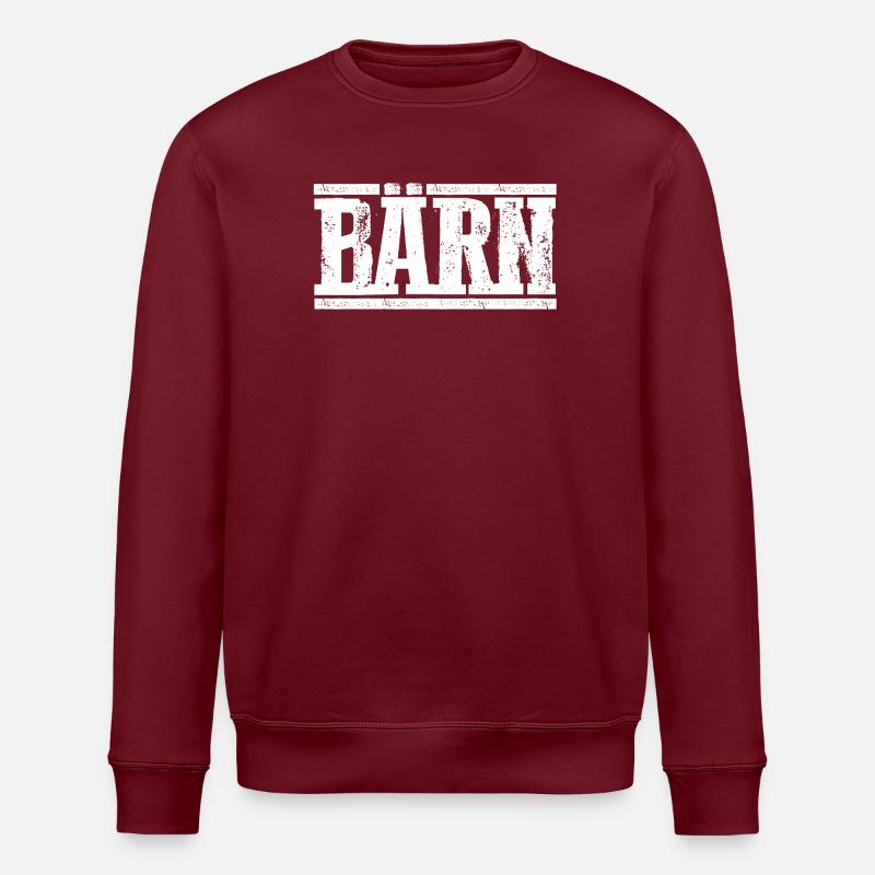 Bern - Bärn - Stanley/Stella Unisex Bio-Sweatshirt ROLLER - Burgunderrot