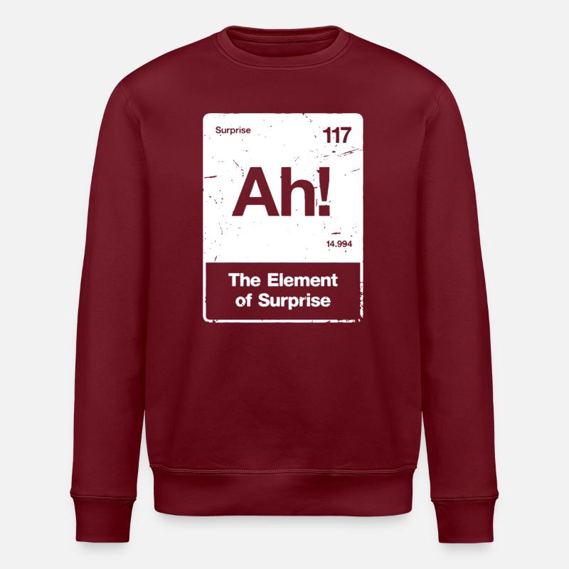 Ah! Element Überraschung - Stanley/Stella Unisex Bio-Sweatshirt ROLLER - Burgunderrot