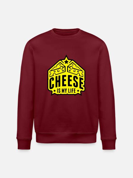 cheese_is_my_life_dc2 - Sweat bio ROLLER Stanley/Stella Unisexe - bordeaux
