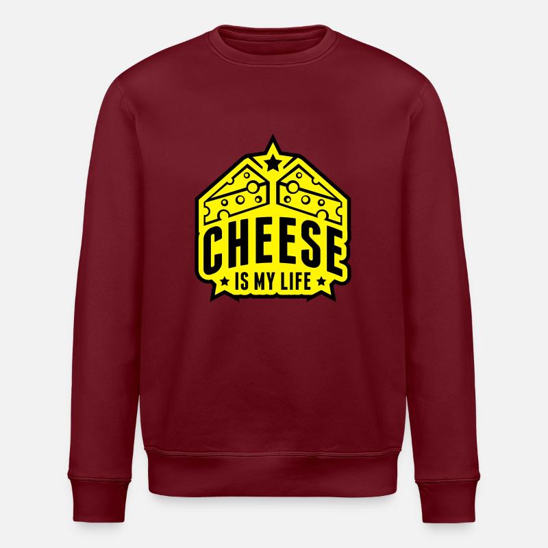 cheese_is_my_life_dc2 - Sweat bio ROLLER Stanley/Stella Unisexe - bordeaux